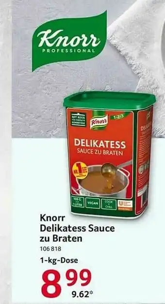 Selgros Knorr Delikatess Sauce Zu Braten Angebot