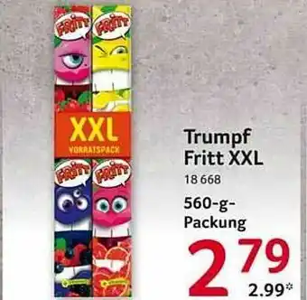 Selgros Trumpf Fritt XXL Angebot