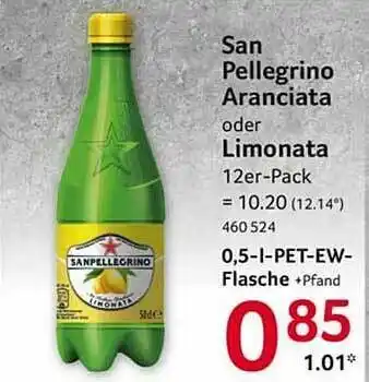 Selgros San Pellegrino Aranciata Oder Limonata Angebot