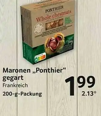 Selgros Maronen „ponthier” Gegart Angebot