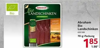 Selgros Abraham Bio Landschinken Angebot