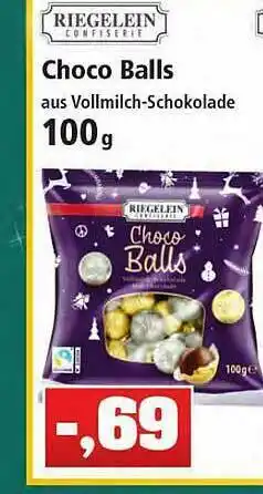 Thomas Philipps Riegelein Choco Balls Angebot