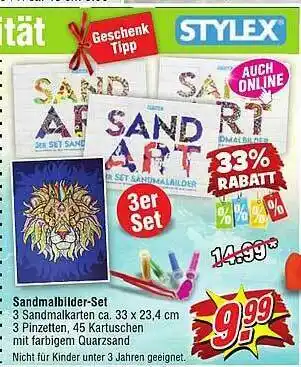 Wiglo Wunderland Sandmalbilder-set Stylex Angebot