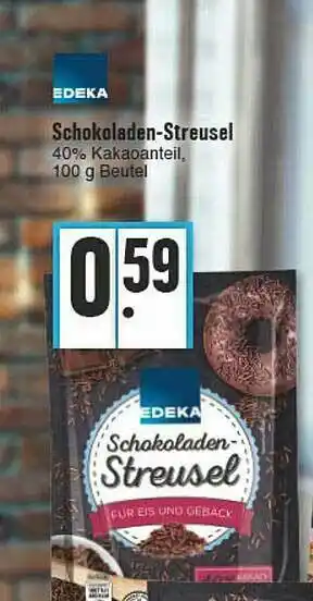 E-Center Edeka Schokolade Streusel Angebot