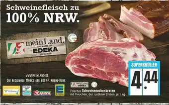 E-Center Frischer Schweinenackenbraten Angebot