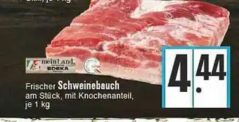 E-Center Frischer Schweinebauch Angebot