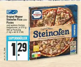 E-Center Original Wagner Steinofen Pizza Oder Pizzies Angebot