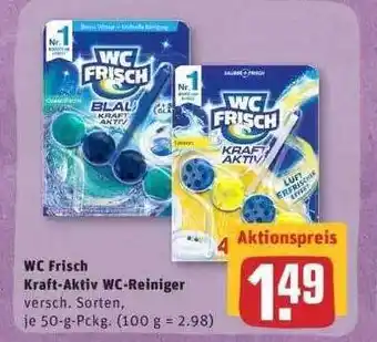 REWE WC Frisch Kraft-Aktiv WC-Reiniger Angebot