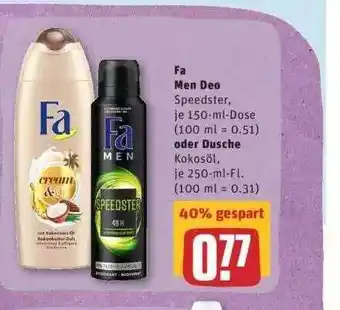 REWE Fa Men Deo Angebot