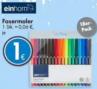 TEDi Einhorn Fasermaler Angebot