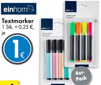 TEDi Einhorn Textmarker Angebot