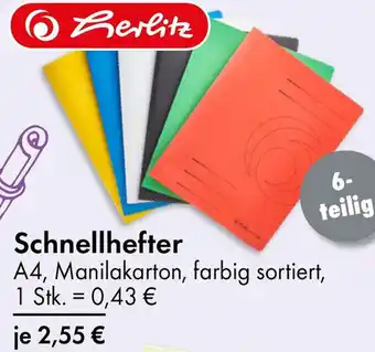 TEDi Herlitz Schnellhefter Angebot