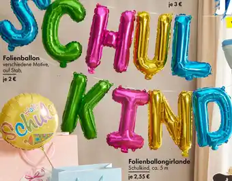 TEDi Folienballongirlande Angebot