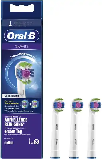 Euronics Oral-B 3D White CleanMaximizer (3er) Aufsteckbürsten Angebot