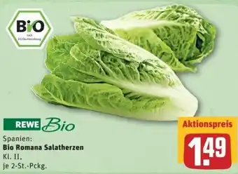 REWE Center REWE Bio Romana Salatherzen je 2-St.-Pckg. Angebot