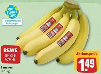 REWE Center Bananen je 1 kg Angebot