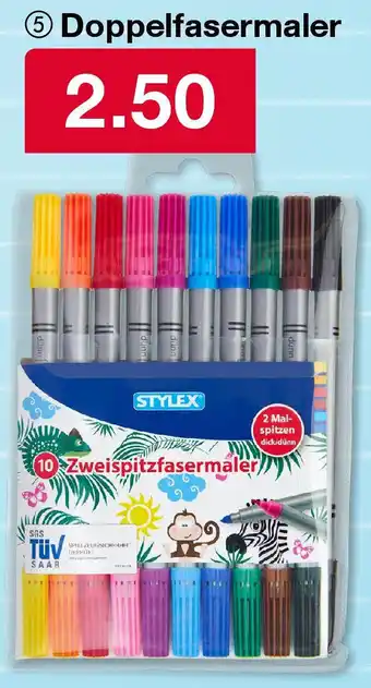 Woolworth STYLEX Doppelfasermaler Angebot