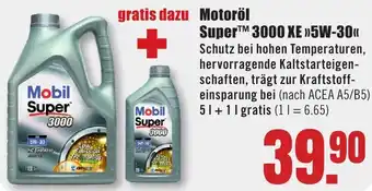 B1 Discount Baumarkt Motoröl Super 3000 XE , 5W-30 Angebot