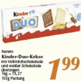 inkoop Ferrero Kinder-Duo-Kekse 150 g Angebot