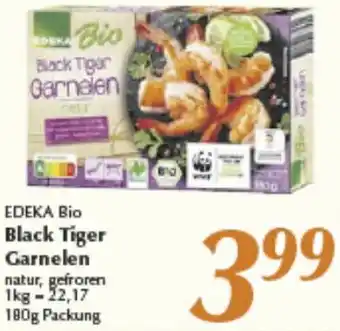 inkoop EDEKA Bio Black Tiger Garnelen 180 g Angebot