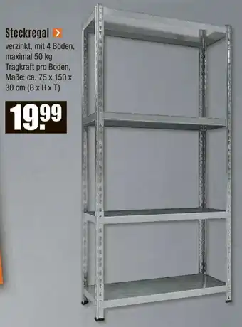 V Baumarkt Steckregal Angebot