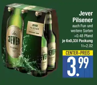 E-Center Jever Pilsener 6 x 0,33 l Angebot