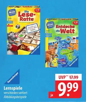 Famila Nord Ost Ravensburger Lernspiele Angebot