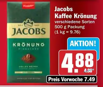 AEZ Jacobs Kaffee Krönung 500 g Angebot