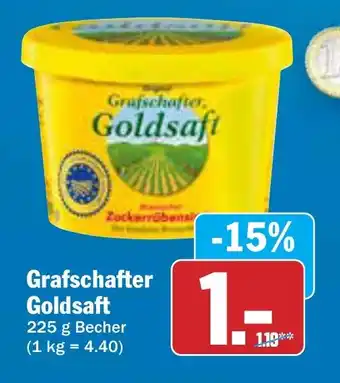 AEZ Grafschafter, Goldsaft 225 g Becher Angebot