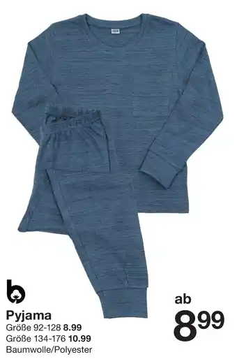 Zeeman Pyjama Größe 92-128 Größe 134-176 Angebot