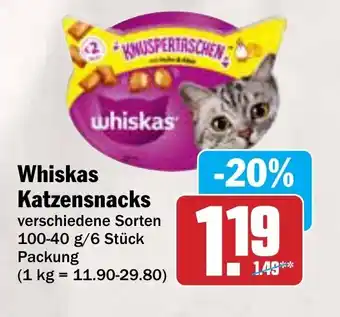 AEZ Whiskas Katzensnacks Angebot