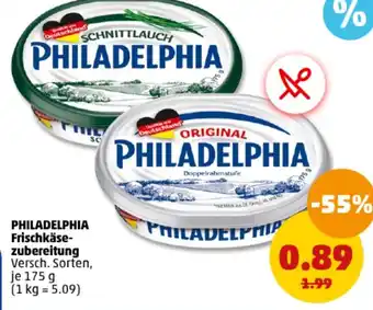 PENNY PHILADELPHIA Frischkäse- zubereitung 175 g Angebot