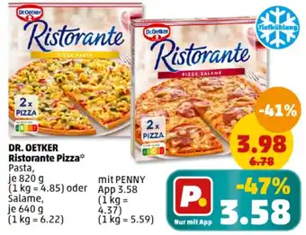 PENNY DR. OETKER Ristorante Pizza Angebot