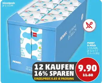 PENNY PENNY H-Milch 12 x 1 l Angebot