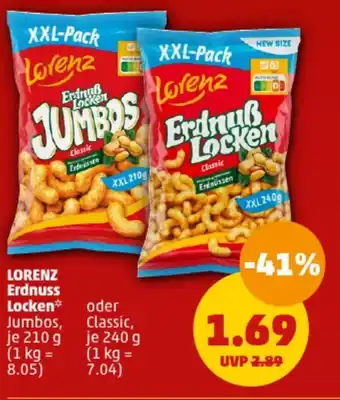 PENNY LORENZ Erdnuss Locken Angebot