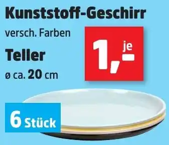 Thomas Philipps Kunststoff-Geschirr Teller Angebot