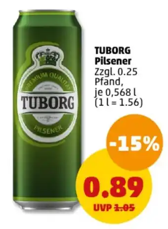 PENNY TUBORG Pilsener 0,568 l Angebot