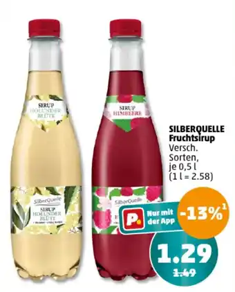 PENNY SILBERQUELLE Fruchtsirup 0,5 l Angebot