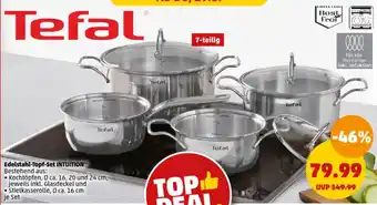 PENNY Edelstahl-Topf-Set INTUITION TEFAL Angebot