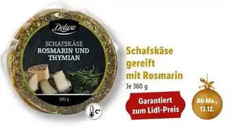 Lidl Deluxe schafskäse Angebot