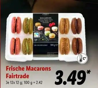 Lidl Fairtrade frische macarons Angebot