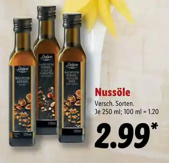 Lidl Deluxe nussöle Angebot