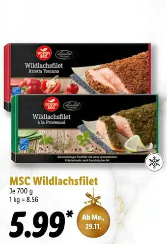 Lidl Ocean sea msc wildlachsfilet Angebot