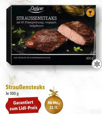 Lidl Deluxe straußensteaks Angebot