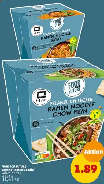 PENNY FOOD FOR FUTURE Vegane Ramen Noodle 280 g Angebot