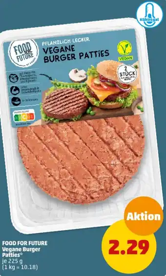 PENNY Food for future vegane burger patties 225 g Angebot