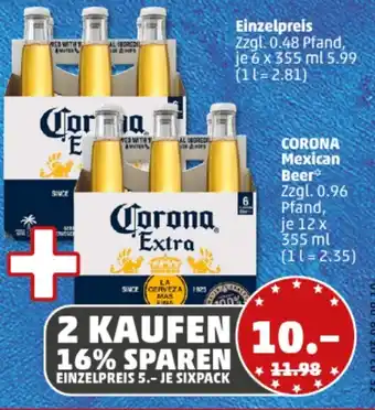 PENNY CORONA Mexican Beer 12 x 355 ml Angebot