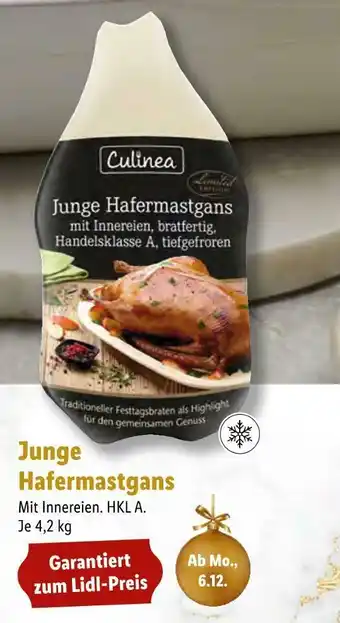 Lidl Culinea junge hafermastgans Angebot