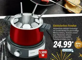 Lidl Elektrisches fondue Angebot