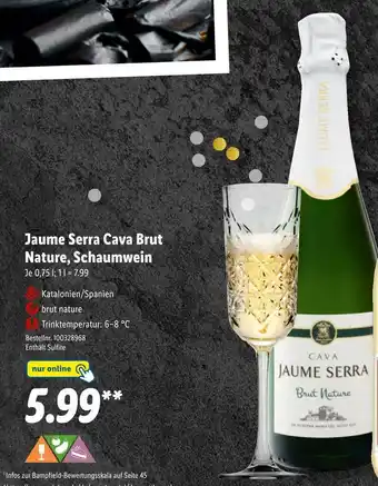 Lidl Jaume serra schaumwein Angebot